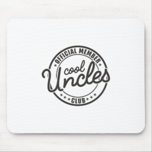 Offizielles Mitglied Cool Uncles Club Uncle Pate Mousepad
