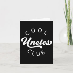 Offizielles Mitglied Cool Uncles Club Vintage-Shir Karte