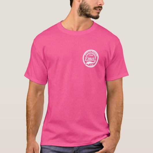 Offizielles Mitglied Cooler Ema Club T-Shirt (Vorderseite)
