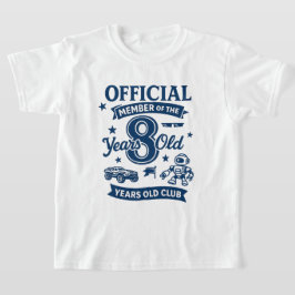 Offizielles Mitglied des 8-jährigen Clubs - 8. Geb T-Shirt