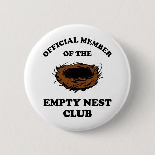 Offizielles Mitglied des Empty Nest Clubs Button