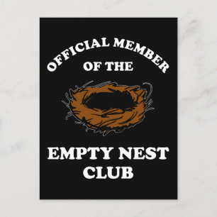 Offizielles Mitglied des Empty Nest Clubs Postkarte