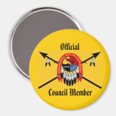 Offizielles Mitglied des Rates Magnet (Vorderseite/Rückseite)