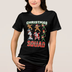 Offizielles Mitglied des Weihnachtsteams Lustige Tri-Blend Shirt
