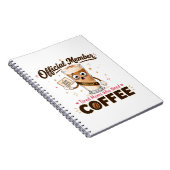 Offizielles Mitglied Müde Mütter, die Kaffee brauc Notizblock (Rechte Seite)