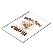 Offizielles Mitglied Müde Mütter, die Kaffee brauc Notizblock (Linke Seite)