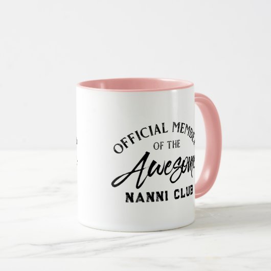 Offizielles Mitglied Nanni Club Tasse (VorderseiteRechts)