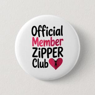 Offizielles Mitglied Zipper Club, Open Heart Byp S Button