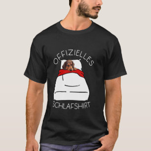 OFFIZIELLES Nachthemd Dachshund-Schlafshirt T-Shirt
