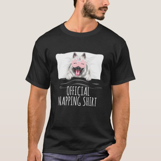 Offizielles Napping der Schläfrigmaske T-Shirt (Vorderseite)
