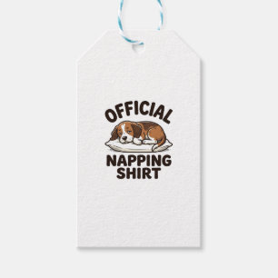 Offizielles Napping-Shirt Sleepy Dog Vintage Desig Geschenkanhänger