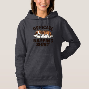Offizielles Napping-Shirt Sleepy Dog Vintage Desig Hoodie