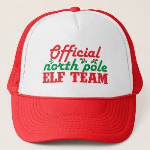 Offizielles Nordpol-Elfen-Team Truckerkappe