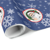 Offizielles Nordpol-Siegel Geschenkpapier (Rolleneckpunkt)