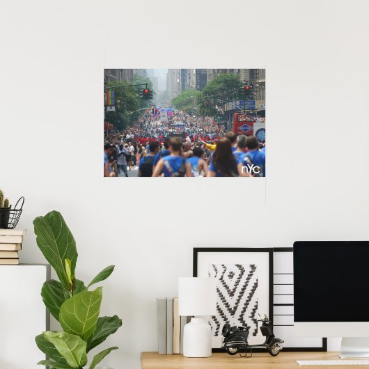 Offizielles NYC-Stolperplakat Poster (Heimbüro)