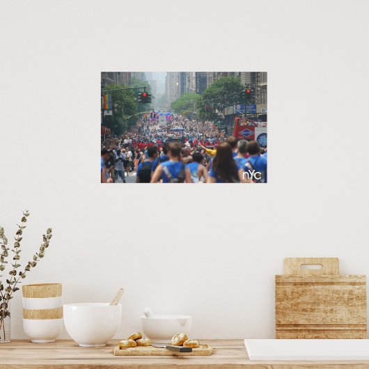 Offizielles NYC-Stolperplakat Poster (Küche)