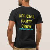 Offizielles Party-Crew-Shirt T-Shirt (Rückseite)