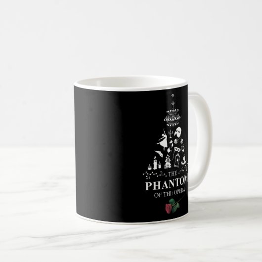 Offizielles "Phantom of the Opera"-Baum Kaffeetasse (VorderseiteRechts)