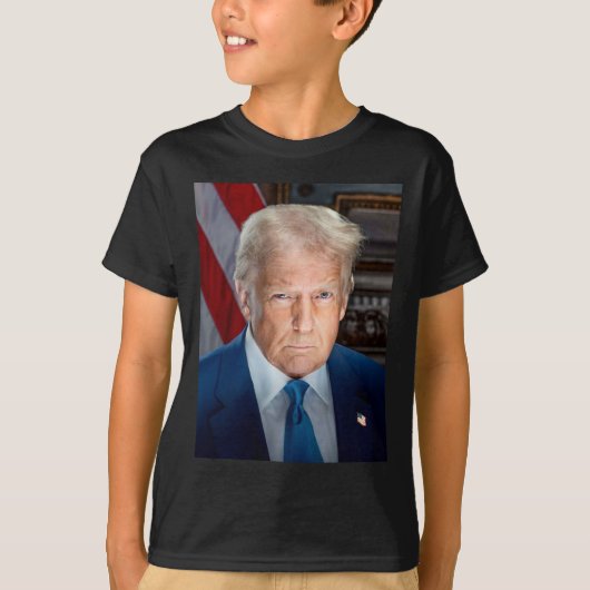Offizielles Portrait des Weißen Hauses Donald J Tr T-Shirt (Vorderseite)