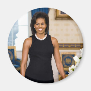 Offizielles Portrait von First Lady Michelle Obama Magnet