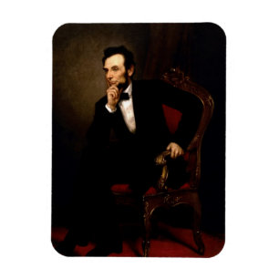 Offizielles Porträt Abraham Lincoln Magnet