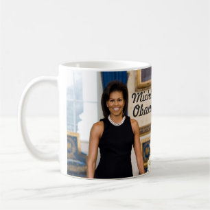 Offizielles Porträt erster Dame Michelle Obama Mu Kaffeetasse