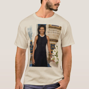 Offizielles Porträt erster Dame Michelle Obama T-Shirt