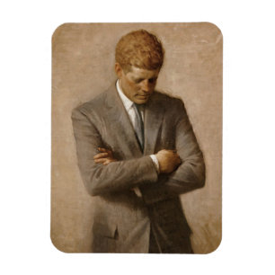 Offizielles Porträt John F. Kennedy Magnet