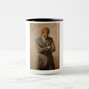 Offizielles Porträt von John F. Kennedy Tasse