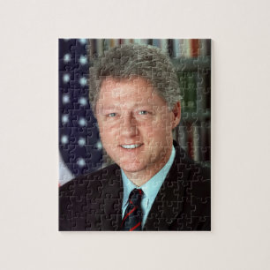 Offizielles Porträt von Präsident Bill Clinton  8  Puzzle