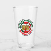 Offizielles portugiesisches Trinkteam - Flagge Por Glas (Vorderseite)