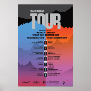 Offizielles Poster Wahooligan Tour 2024