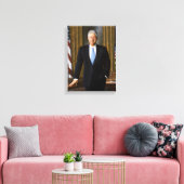 Offizielles Präsidentenportrait Bill Clinton Leinwanddruck (Insitu (Wohnzimmer))