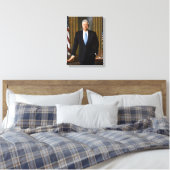 Offizielles Präsidentenportrait Bill Clinton Leinwanddruck (Insitu (Schlafzimmer))