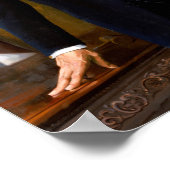 Offizielles Präsidentenportrait Bill Clinton Poster (Ecke)