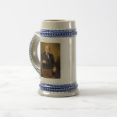 Offizielles Präsidentenporträt Dwight D Eisenhower Bierglas (Vorderseite Links)