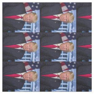 Offizielles präsidentielles Porträt von Donald Tru Stoff