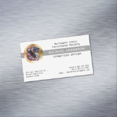 Offizielles Prison-Logo der Strafabteilung Magnetische Visitenkarte (Beispiel)