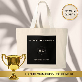 Offizielles Puppy Starter Kit BLACK & WHITE Traget Jumbo Stoffbeutel