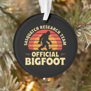 Offizielles Sasquatch Research Team: Bigfoot Jäger Ornament