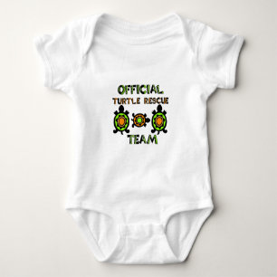 Offizielles Schildkröte-Rettungs-Team 1 Baby Strampler