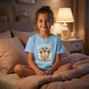 Offizielles Schlafshirt Süße Schlafende Giraffe T-Shirt