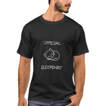 Offizielles Schlafshirt - Süße schlafende Katze