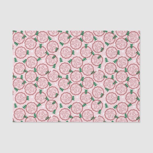 Offizielles Seidenpapier vom Nordpol (Vorderseite)