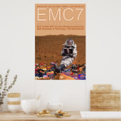 Offizielles Siebentes europäisches Mars-Konventpos Poster (Küche)