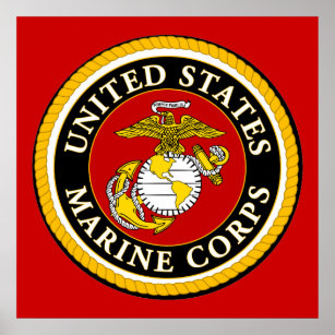 OFFIZIELLES Siegel der US-Marine Poster
