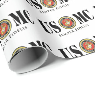 Offizielles Siegel US Marine Corps Geschenkpapier
