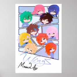 Offizielles Signed Wingz Poster (Matt)