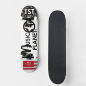 Offizielles Skateboard für MUSIKPLANET (Vorderseite)