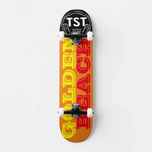 Offizielles Skateboard GOLDEN BEACH (Vorderseite)